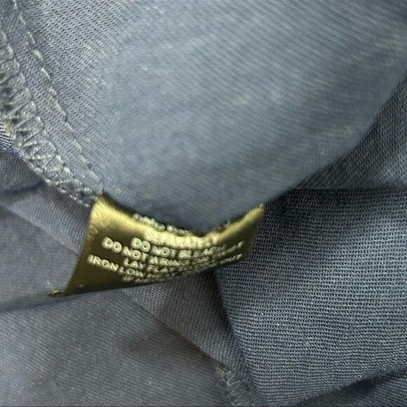 Anthropologie Octavia Embroidered Belted Boho Mini Dress Medium – Blue & White - Picture 10 of 11